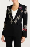 Cinq À Sept Cinq A Sept Heritage Rose Embroidered Blazer In Multi