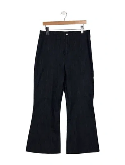 Pre-owned Cinq À Sept High-rise Flared Jeans In Blue