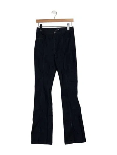 Pre-owned Cinq À Sept High-rise Flared Jeans In Blue
