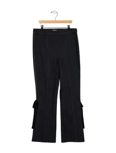 Pre-owned Cinq À Sept High-rise Flared Jeans In Blue