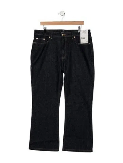 Pre-owned Cinq À Sept High-rise Flared Jeans W/ Tags In Blue