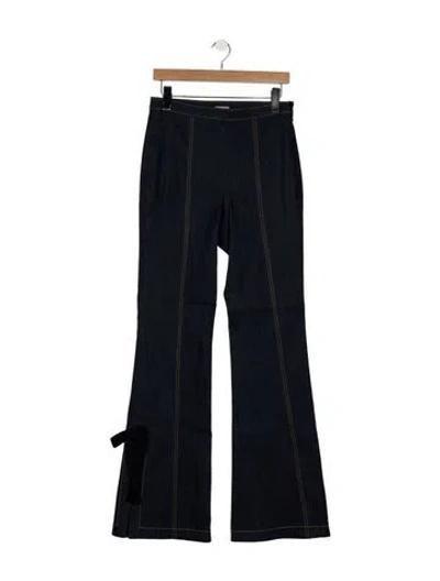 Pre-owned Cinq À Sept High-rise Flared Jeans W/ Tags In Blue