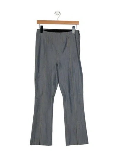 Pre-owned Cinq À Sept High-rise Straight Leg Jeans In Blue