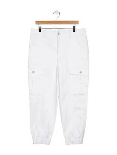 Pre-owned Cinq À Sept High-rise Straight Leg Jeans In Blue