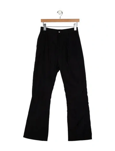 Pre-owned Cinq À Sept High-rise Wide Leg Jeans In Black