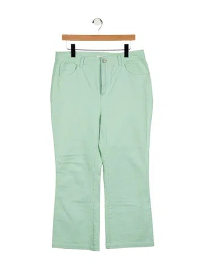 Pre-owned Cinq À Sept High-rise Wide Leg Jeans In Multi