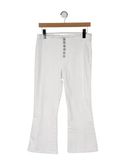 Pre-owned Cinq À Sept High-rise Wide Leg Jeans In Multi