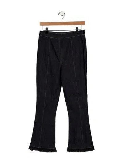 Pre-owned Cinq À Sept High-rise Wide Leg Jeans W/ Tags In Blue