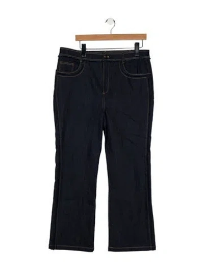 Pre-owned Cinq À Sept High-rise Wide Leg Jeans W/ Tags In Blue
