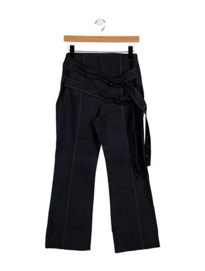 Pre-owned Cinq À Sept High-rise Wide Leg Jeans W/ Tags In Blue