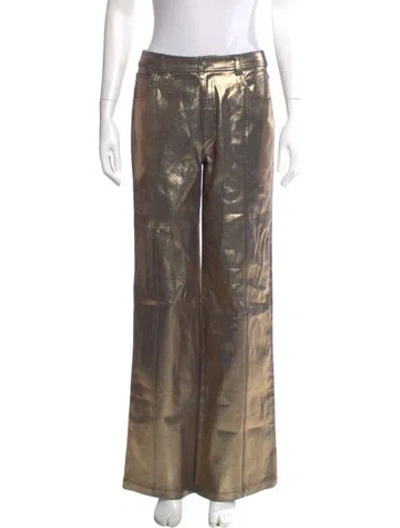 Pre-owned Cinq À Sept High-rise Wide Leg Jeans W/ Tags In Multi