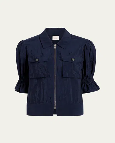 CINQ À SEPT HOLLY SHORT-SLEEVE JACKET