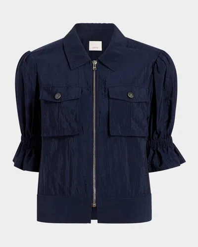 CINQ À SEPT HOLLY SHORT-SLEEVE JACKET