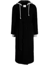 Cinq À Sept Cinq A Sept Vander Hooded Coat In Black
