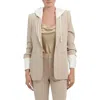 Cinq À Sept Cinq A Sept Khloe Hooded Blazer In Green