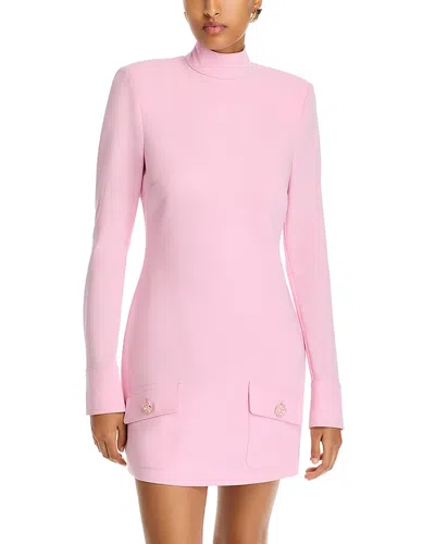 Cinq À Sept Ida Turtleneck Mini Dress In Venus Pink