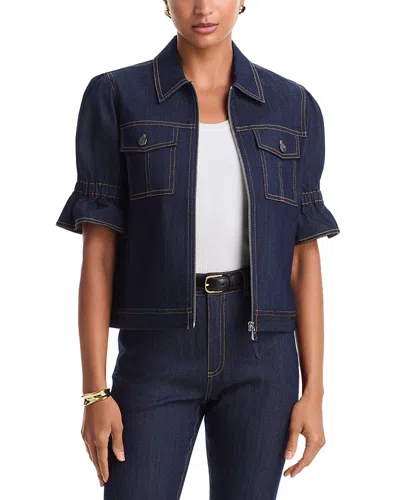 Cinq À Sept Cinq A Sept Indigo Holly Denim Jacket In Blue
