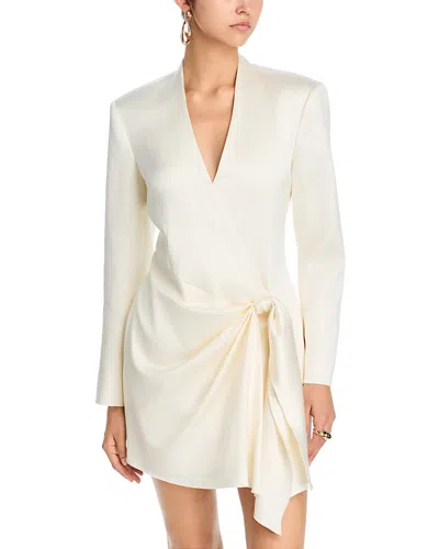 Cinq À Sept Cinq A Sept Irma Twist Mini Dress In Neutral