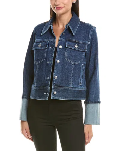 Cinq À Sept Isaline Denim Jacket In Blue
