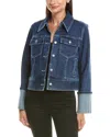 Cinq À Sept Isaline Denim Jacket In Blue
