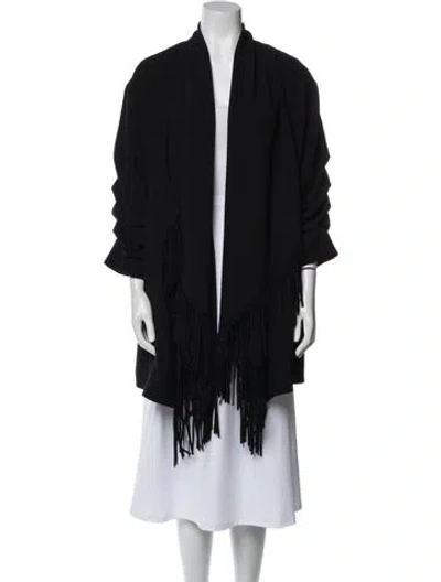 Pre-owned Cinq À Sept Jacket In Black