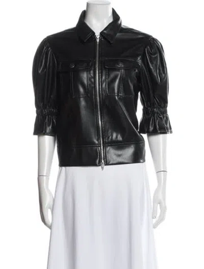 Pre-owned Cinq À Sept Jacket In Black