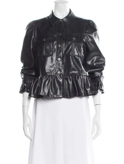 Pre-owned Cinq À Sept Jacket In Black