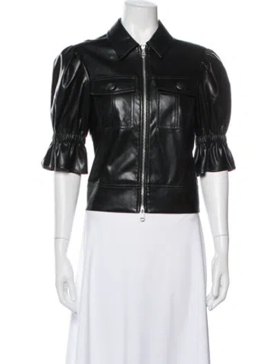 Pre-owned Cinq À Sept Jacket In Black