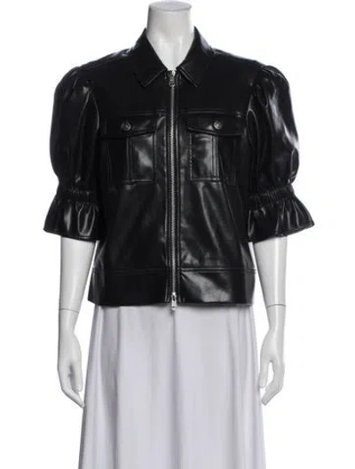 Pre-owned Cinq À Sept Jacket In Black