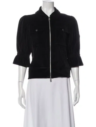 Pre-owned Cinq À Sept Jacket In Black