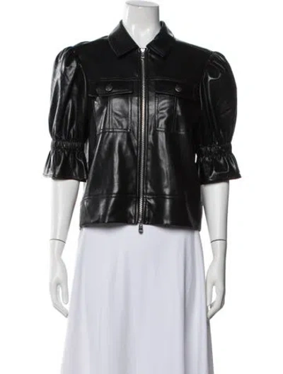 Pre-owned Cinq À Sept Jacket In Black