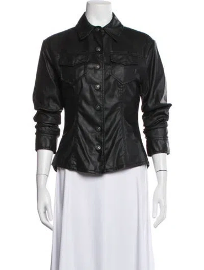 Pre-owned Cinq À Sept Jacket In Black