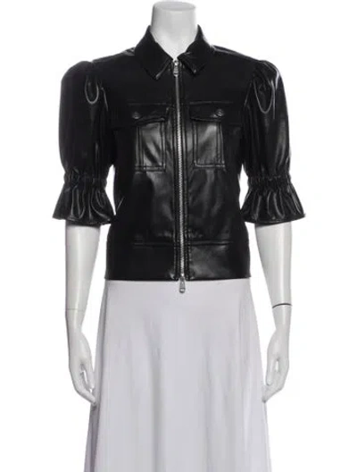 Pre-owned Cinq À Sept Jacket In Black