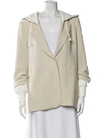 Pre-owned Cinq À Sept Jacket In Neutral