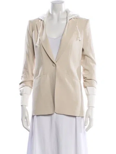 Pre-owned Cinq À Sept Jacket In Neutral