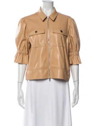 Pre-owned Cinq À Sept Jacket In Neutrals