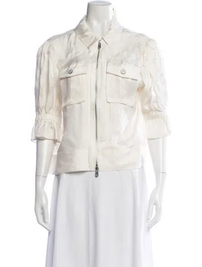 Pre-owned Cinq À Sept Jacket In Neutrals