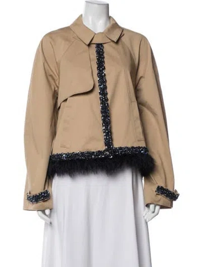 Pre-owned Cinq À Sept Jacket In Neutrals