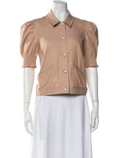 Pre-owned Cinq À Sept Jacket In Neutrals