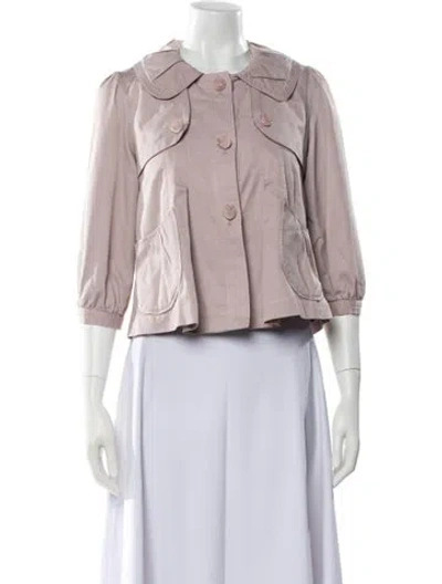 Pre-owned Cinq À Sept Jacket In Pink