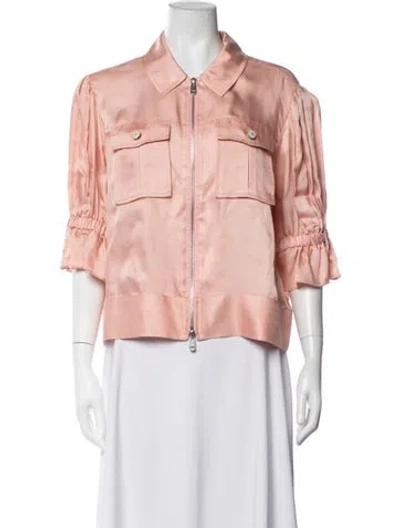 Pre-owned Cinq À Sept Jacket In Pink