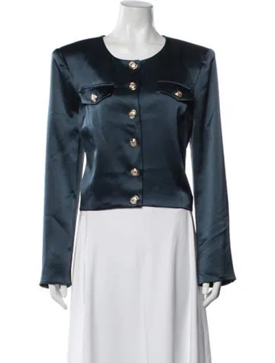 Pre-owned Cinq À Sept Jacket W/ Tags In Blue