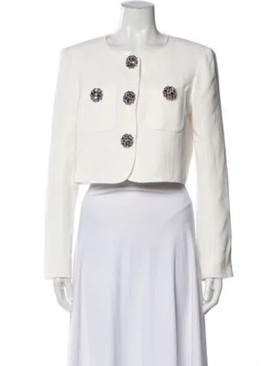 Pre-owned Cinq À Sept Jacket W/ Tags In Neutral
