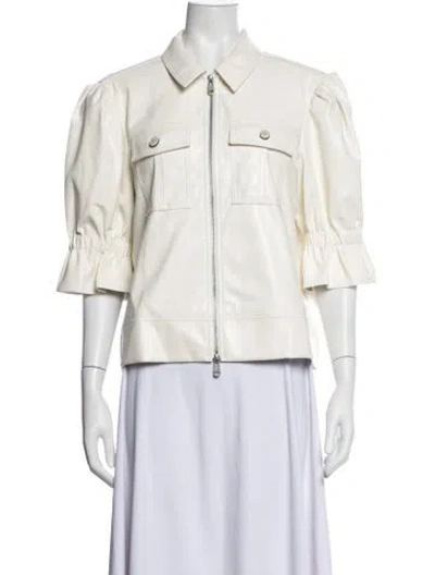 Pre-owned Cinq À Sept Jacket W/ Tags In Neutrals