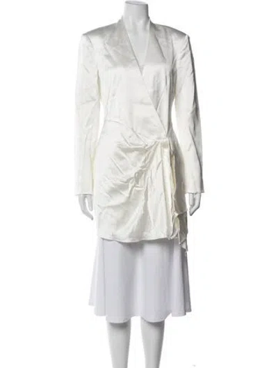 Pre-owned Cinq À Sept Jacket W/ Tags In White