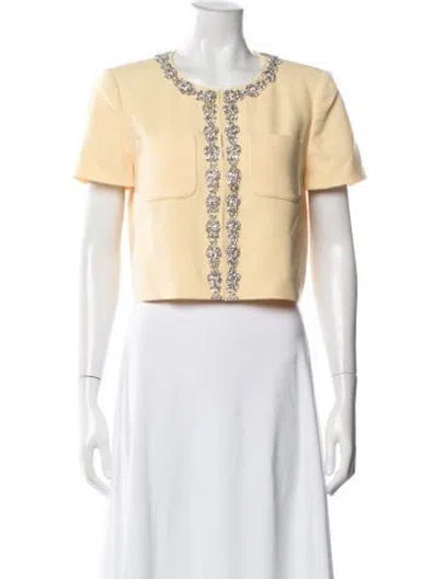 Pre-owned Cinq À Sept Jacket In White