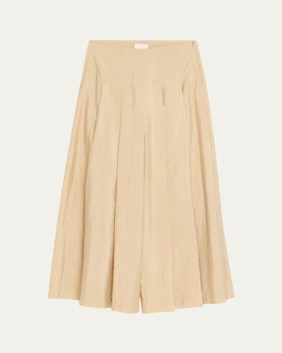 Cinq À Sept Jagger Pleated Wide-leg Pants In Brown