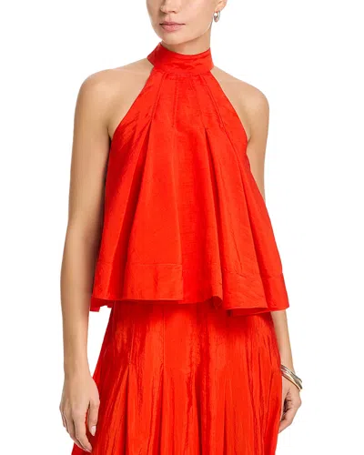 Cinq À Sept Cinq A Sept Jagger Top In Red
