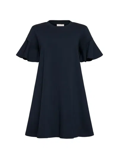 Cinq À Sept Jane Cotton Shift Dress In Black
