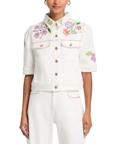 Cinq À Sept Cinq A Sept Jardin Boheme Carley Jacket In White